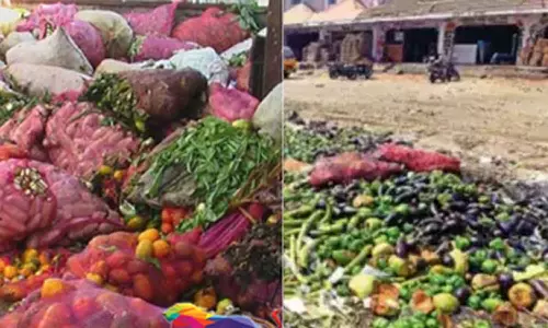 மாட்டுத்தாவணி மார்க்கெட்டில் 5 டன் காய்கறிகள் அழுகி சேதம்