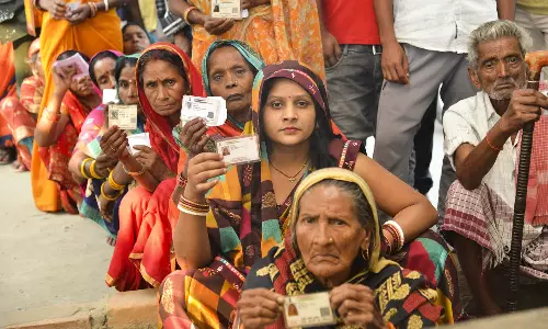 5-வது கட்ட பாராளுமன்ற தேர்தல்: 11 மணி நிலவரப்படி 23.66 சதவீத வாக்குகள் பதிவு