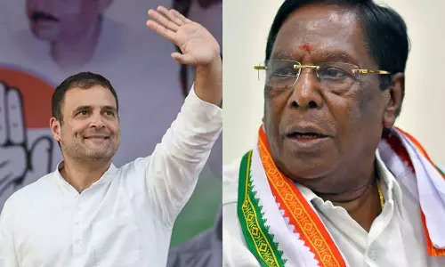 இந்தியா கூட்டணி அதிக எம்.பி. இடங்களை கைப்பற்றி ராகுல் காந்தி பிரதமராவது உறுதி- நாராயணசாமி பேச்சு