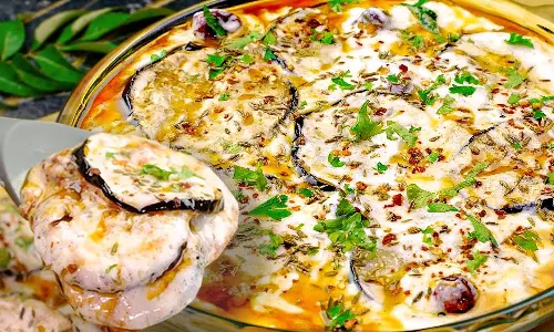 கிரீமியான  தஹி வாலே பைங்கன்-கத்தரிக்காயில் இப்படி ஒரு ரெசிப்பியா?