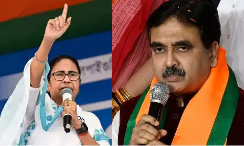 முன்னாள் நீதிபதியும் பாஜக வேட்பாளருமான அபிஜித் தேர்தல் பரப்புரை செய்ய 24 மணிநேரம் தடை