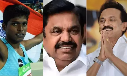 உலக பாரா தடகள சாம்பியன்ஷிப்பில் தங்கம் வென்றார் மாரியப்பன் தங்கவேலு: ஸ்டாலின், எடப்பாடி பழனிச்சாமி வாழ்த்து