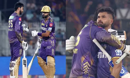 வெங்கடேஷ்- ஷ்ரேயாஸ் அதிரடி அரை சதம்: ஐதராபாத்தை வீழ்த்தி இறுதிப்போட்டிக்கு முன்னேறியது கொல்கத்தா