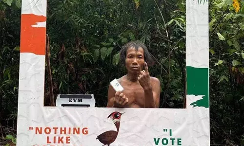 தேர்தலில் முதல் முறையாக ஓட்டுபோட்ட பழங்குடியினர்