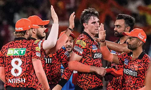 ஐ.பி.எல். 2024: ஜூரெல் போராட்டம் வீண், 2வது அணியாக இறுதிப்போட்டிக்கு முன்னேறிய ஐதராபாத்