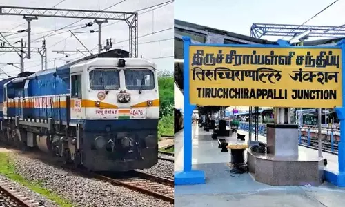 திருச்சியில் இருந்து தாம்பரத்துக்கு முன்பதிவு இல்லாத சிறப்பு ரெயில் இன்று இரவு இயக்கப்படுகிறது