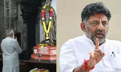 நாம் ஏன் தலையிட வேண்டும்?- பிரதமர் மோடியின் தியானம் குறித்த கேள்விக்கு டி.கே. சிவகுமாரின் பதில்