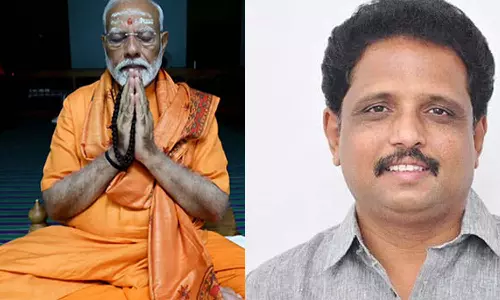 திருடர்களின் நிலத்தில் தியானம் எதற்கு? - மோடிக்கு சு.வெங்கடேசன் கேள்வி