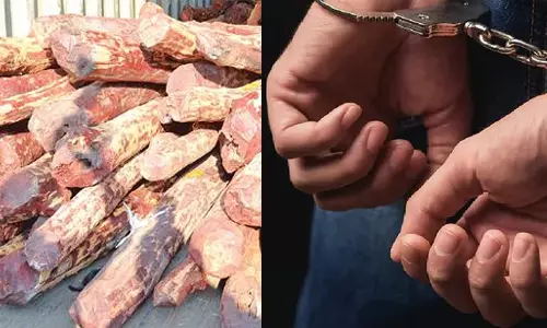 தெலுங்கானாவில் செம்மர மோசடி: அரசு அதிகாரிகள் 8 பேர் கைது