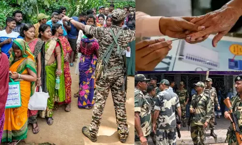 வன்முறை எதிரொலி - மேற்கு வங்கத்தில் மறு வாக்குப்பதிவு துவங்கியது