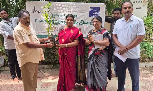 ஈஷாவின் காவேரி கூக்குரல் இயக்கம் மூலம் 4.5 லட்சம் மரக்கன்றுகள் நடத்திட்டம் - கீதாஜீவன் துவங்கி வைத்தார்