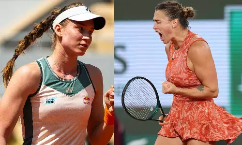 பிரெஞ்சு ஓபன் டென்னிஸ்: எலினா ரைபகினா- சபலெங்கா காலிறுதிக்கு முன்னேற்றம்