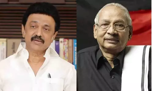 மு.க.ஸ்டாலின் 40 தொகுதிகளையும் வென்று காட்டி இது பெரியார் மண் என்று நிரூபித்துவிட்டார்- கி.வீரமணி பாராட்டு