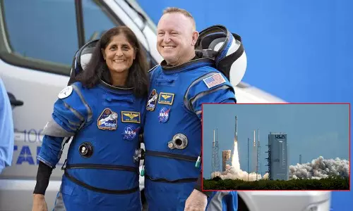 சுனிதா வில்லியம்ஸ் உடன் போயிங் ஸ்டார்லைனர் விண்கலம் விண்வெளி புறப்பட்டது