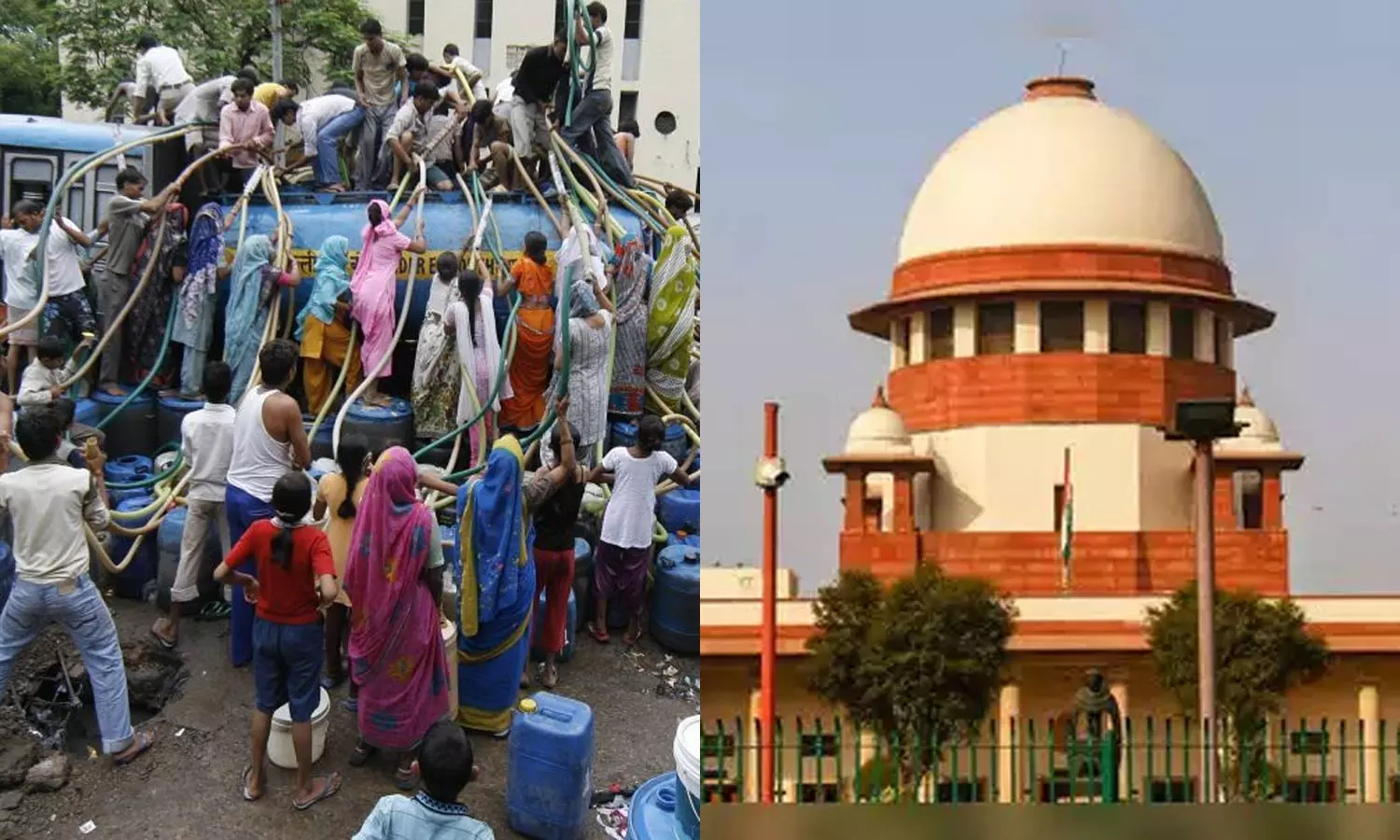 டெல்லியில் கடும் தண்ணீர் தட்டுப்பாடு- அரியானா அரசுக்கு உச்சநீதிமன்றம் அதிரடி உத்தரவு