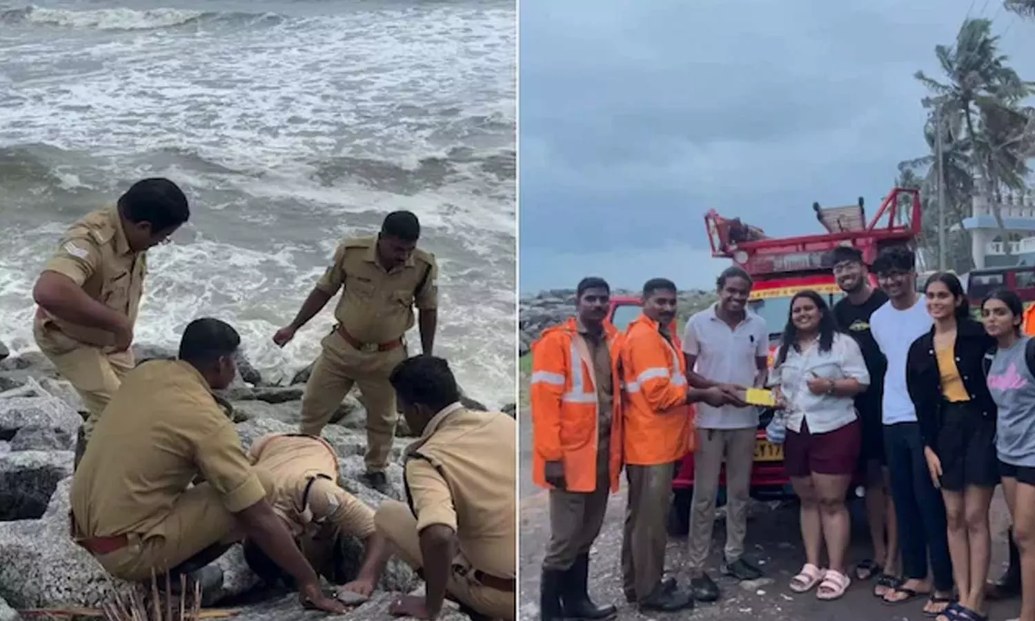 பாறைகளுக்கிடையே விழுந்த ஐபோன்... 7 மணிநேரம் போராடி மீட்ட போலீசார்- வைரலாகும் வீடியோ பாறைகளுக்கிடையே விழுந்த ஐபோன்... 7 மணிநேரம் போராடி மீட்ட போலீசார்- வைரலாகும் வீடியோ