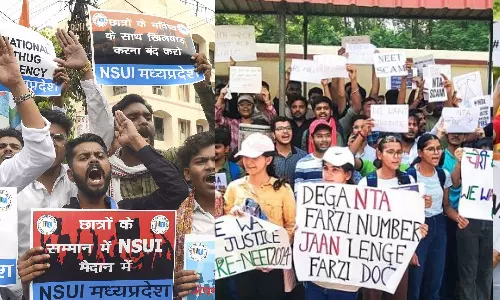 பூதாகரமாகும் நீட் முறைகேடு விவகாரம்.. வட மாநிலங்களில் வெடித்தது போராட்டம்