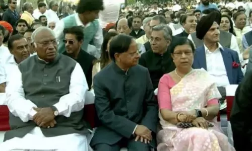 மோடி பதவியேற்பு விழாவில் மல்லிகார்ஜூன கார்கே பங்கேற்பு