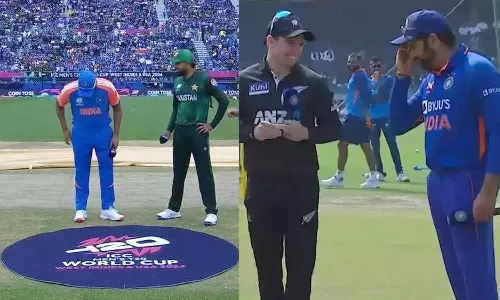 அன்று நியூசிலாந்துடன்.. இன்று பாகிஸ்தானுடன்.. வைரலாகும் ரோகித் சர்மாவின் Fun வீடியோ