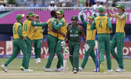 வங்காளதேசத்திற்கு எதிரான போட்டி : 4 ரன்களில் தென் ஆப்பிரிக்கா வெற்றி