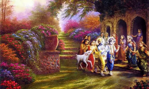 கிருஷ்ணன் லீலைகள் புரிந்த பிருந்தாவனம்