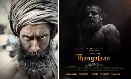 தங்கலான் லுக்கில் விக்ரம் - வைரல் பிக்