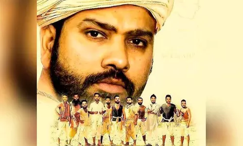 இந்திய கிரிக்கெட் வீரர்களுடன் லகான் பட போஸ்டர்