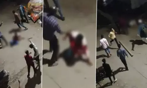 சினிமாவை மிஞ்சும் கொலை.. நடுரோட்டில் மக்கள் மத்தியில் நடந்த கொடூரம் - அதிரவைக்கும் வீடியோ