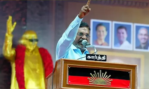 பாஜகவை தமிழகத்தில் கால்பதிக்க விடாமல் சாதித்து காட்டியவர் மு.க.ஸ்டாலின்- திருமாவளவன்