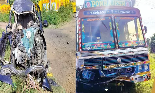 புளியங்குடி அருகே விபத்து- 3 பேர் பலி