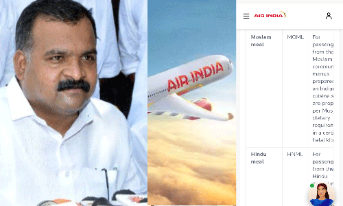 ஏர் இந்தியா விமானத்தில் இந்து மீல்ஸ், முஸ்லிம் மீல்ஸ்: எம்.பி மாணிக்கம் தாகூர் விமர்சனம்