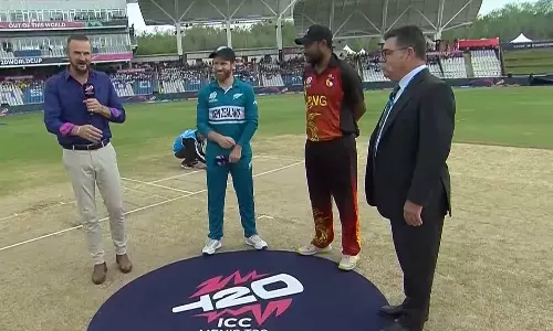 பப்புவா நியூ கினி அணிக்கு எதிராக நியூசிலாந்து பந்து வீச்சு தேர்வு