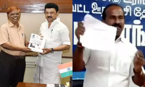 இந்து மாணவர்களுக்கு எதிரானது: ஓய்வுபெற்ற நீதிபதி சந்துரு குழு அறிக்கை கிழிப்பு