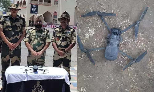 பஞ்சாப் எல்லையில் தீவிர சோதனை.. சீன ட்ரோன்கள் பறிமுதல்