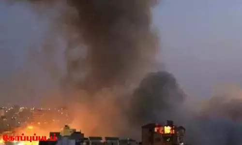 இஸ்ரேல் வான் தாக்குதலில் 10 பாலஸ்தீன பாதுகாப்புப்படை வீரர்கள் உயிரிழப்பு