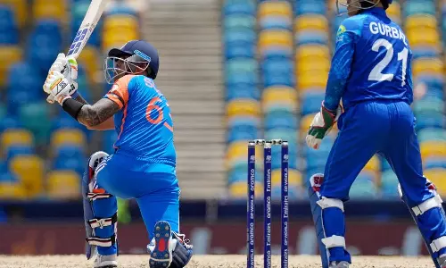 அரைசதம் விளாசிய SKY- ஆப்கானிஸ்தானுக்கு 182 ரன்கள் இலக்கு நிர்ணயித்த இந்தியா