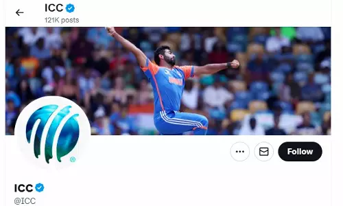 பும்ராவின் புகைப்படத்தைத் தனது பேஸ்புக், எக்ஸ் பக்கத்தில் கவர் போட்டோவாக வைத்த ஐசிசி