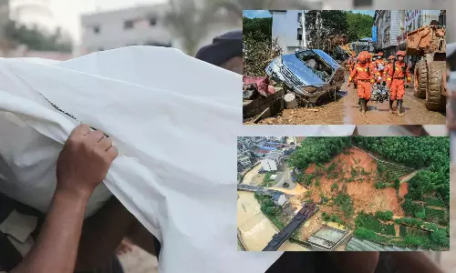 சீனாவில் நிலச்சரிவு: கோவிலுடன் மண்ணில் புதைந்த ஒரே குடும்பத்தை சேர்ந்த ஆறு பேர்