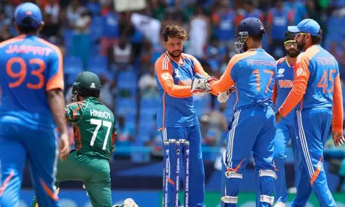 வங்காளதேசத்தை வீழ்த்தி இந்தியா அபார வெற்றி: பாண்ட்யா ஆட்டநாயகன் விருதை வென்றார்