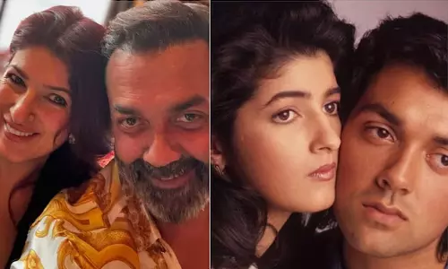 பல வருடங்களுக்குப் பிறகு சந்தித்த டுவிங்கிள் கண்ணா-பாபி தியோல்