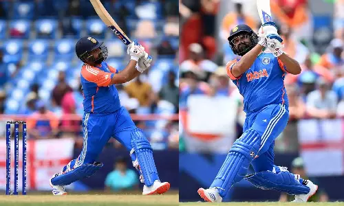 ருத்ர தாண்டவமாடிய ரோகித்.. ஆஸ்திரேலியாவுக்கு 206 ரன்கள் இலக்கு நிர்ணயித்த இந்தியா