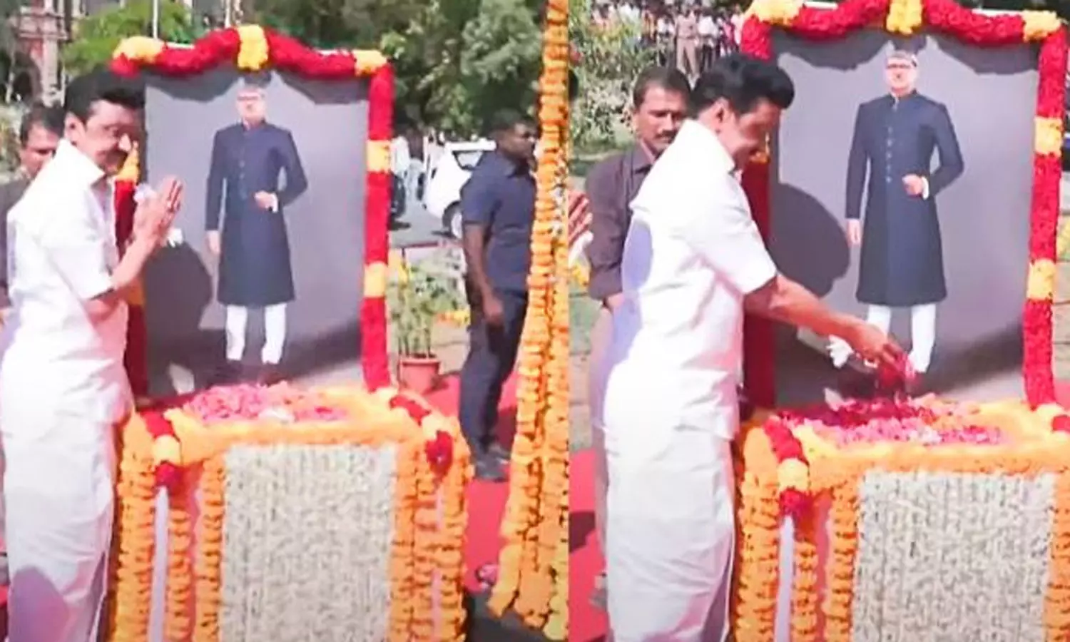 முன்னாள் பிரதமர் வி.பி.சிங் பிறந்தநாள்- முதலமைச்சர் மு.க.ஸ்டாலின் மரியாதை முன்னாள் பிரதமர் வி.பி.சிங் பிறந்தநாள்- முதலமைச்சர் மு.க.ஸ்டாலின் மரியாதை