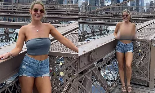 ஆணும் பெண்ணும் சமம்- சட்டையை கழற்றி போராட்டத்தை முன்னெடுத்த அமெரிக்க பெண்