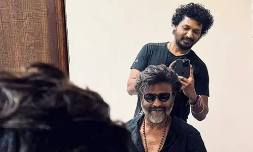 லோகேஷ் கனகராஜ் இயக்கும் கூலி படத்திற்கான லுக் டெஸ்டில் ரஜினிகாந்த்