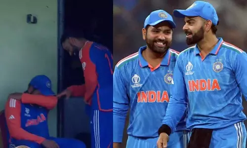 இறுதி போட்டிக்கு முன்னேறிய இந்தியா: கண்கலங்கிய ரோகித்- வைரல் வீடியோ