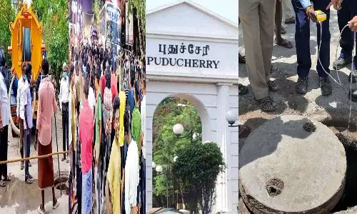 கழிவறையில் மயங்கி விழுந்து 3 பேர் பலியான ரெட்டியார்பாளையத்தில் மீண்டும் விஷவாயு கசிவா?- மக்கள் பீதி
