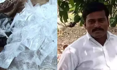 போலீஸ் நிலையத்துக்கு விசாரணைக்கு அழைத்து வரப்பட்ட கள்ளச்சாராய வியாபாரி தப்பியோட்டம்