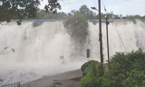 திற்பரப்பு அருவியில் 2-வது நாளாக இன்றும் குளிக்க தடை