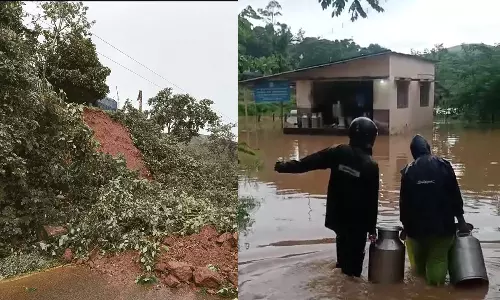 கூடலூர், பந்தலூரில் தொடர்ந்து கனமழை: மக்களின் இயல்பு வாழ்க்கை பாதிப்பு