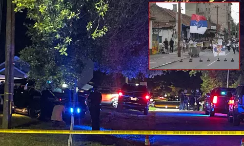 செர்பியா: இஸ்ரேல் தூதரகம் முன்பு பாதுகாப்பு அதிகாரியை தாக்கிய மர்ம நபர் சுட்டுக்கொலை